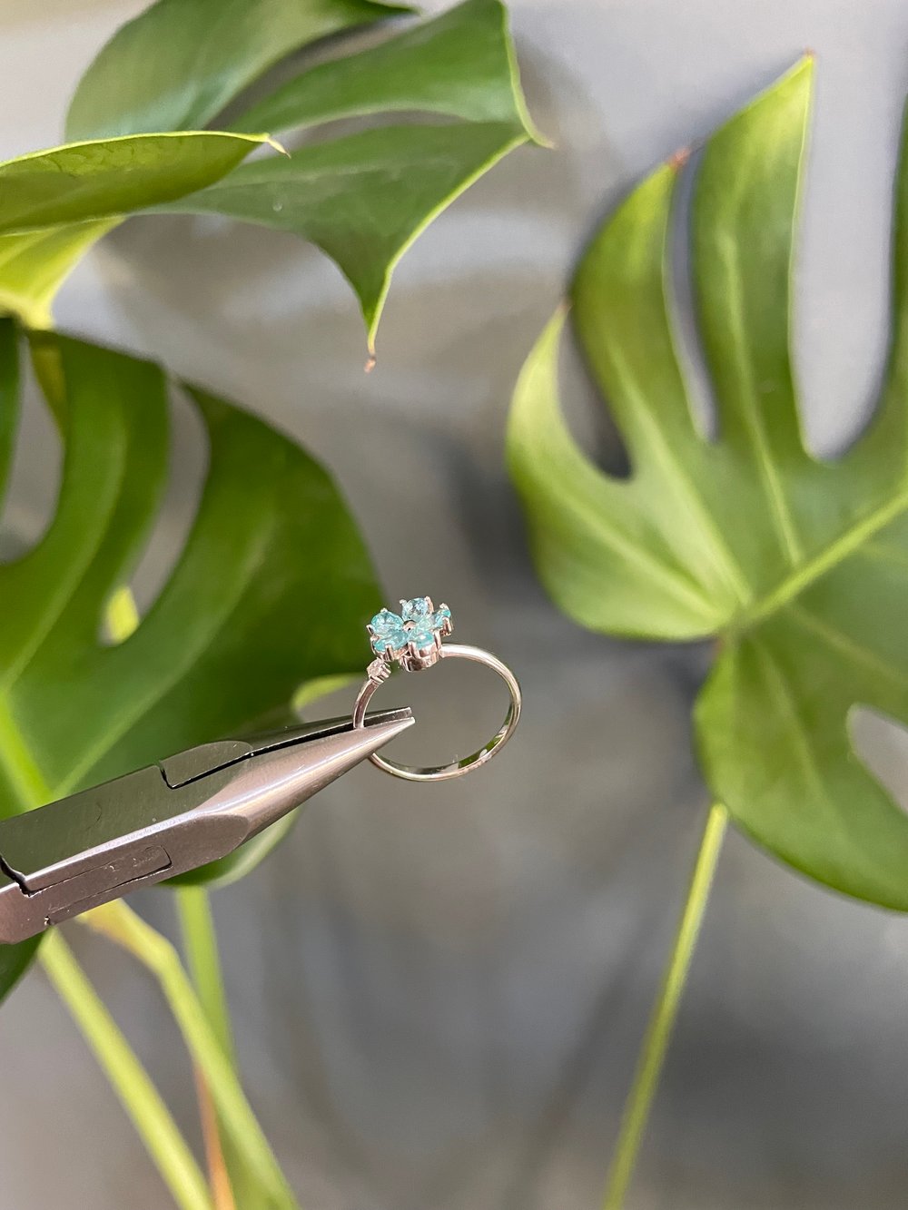 beautiful blue crystal rings!