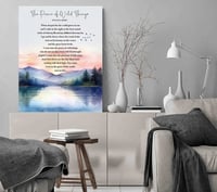 Image 2 of The Peace of Wild Things by Wendell Berry Art Print - When despair for the world grows in me