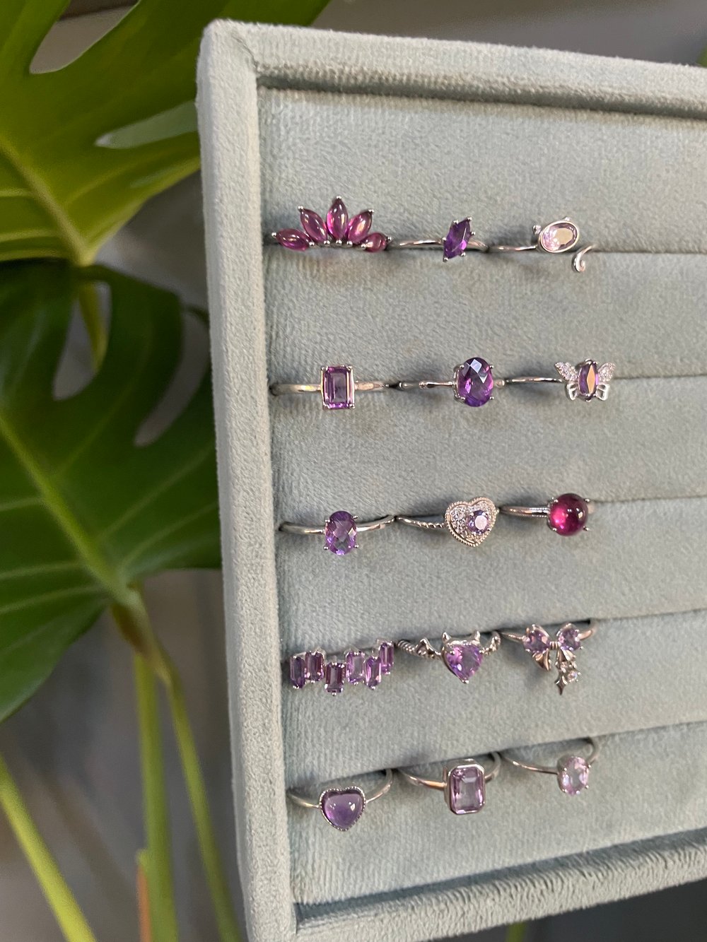 anti-anxiety crystal rings!