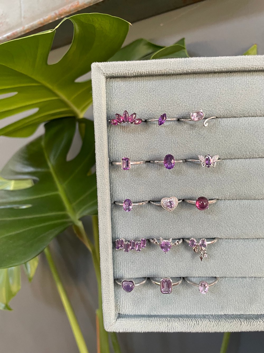 anti-anxiety crystal rings!