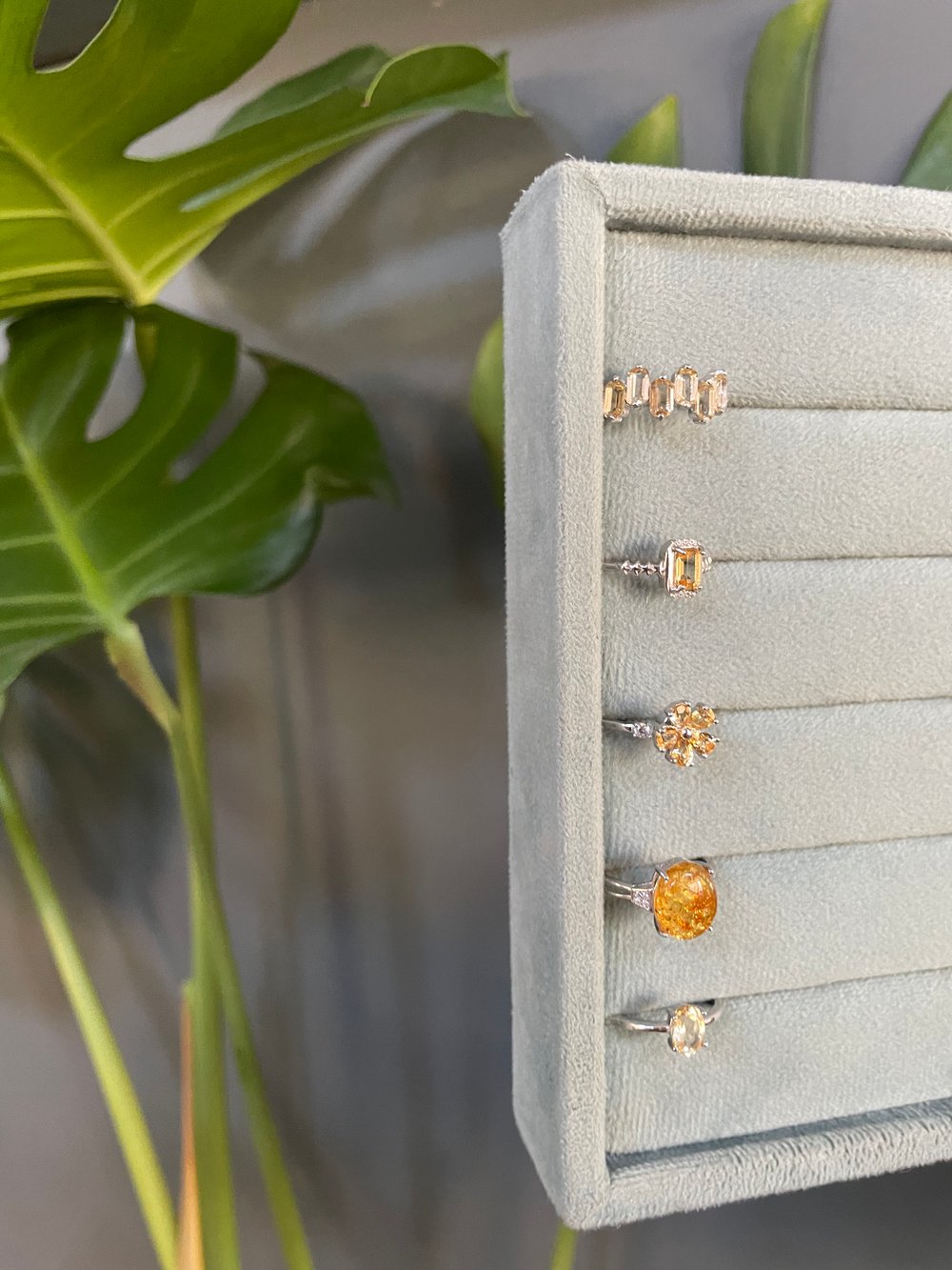 sunrise crystal rings!