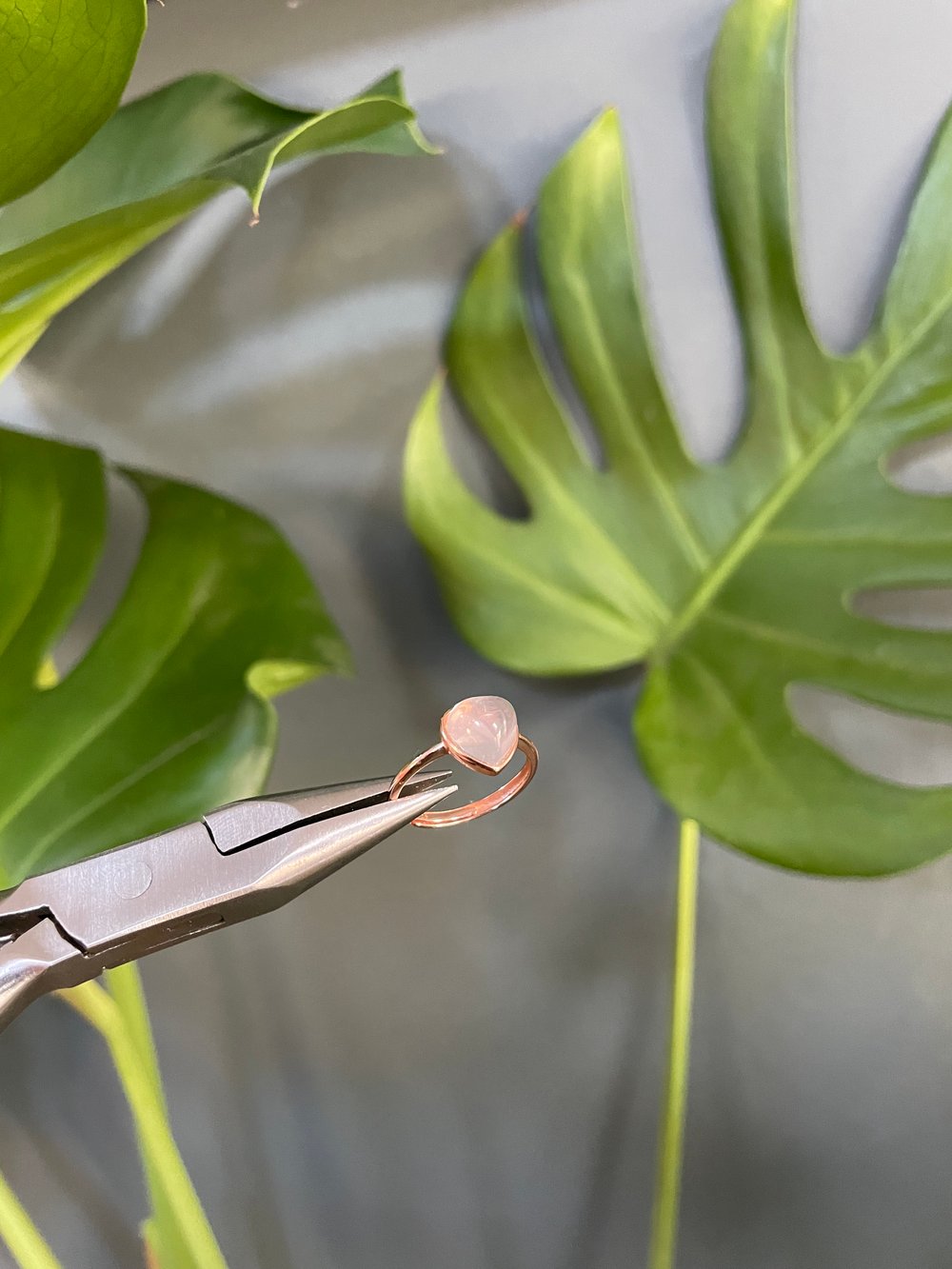 rose gold crystal rings!