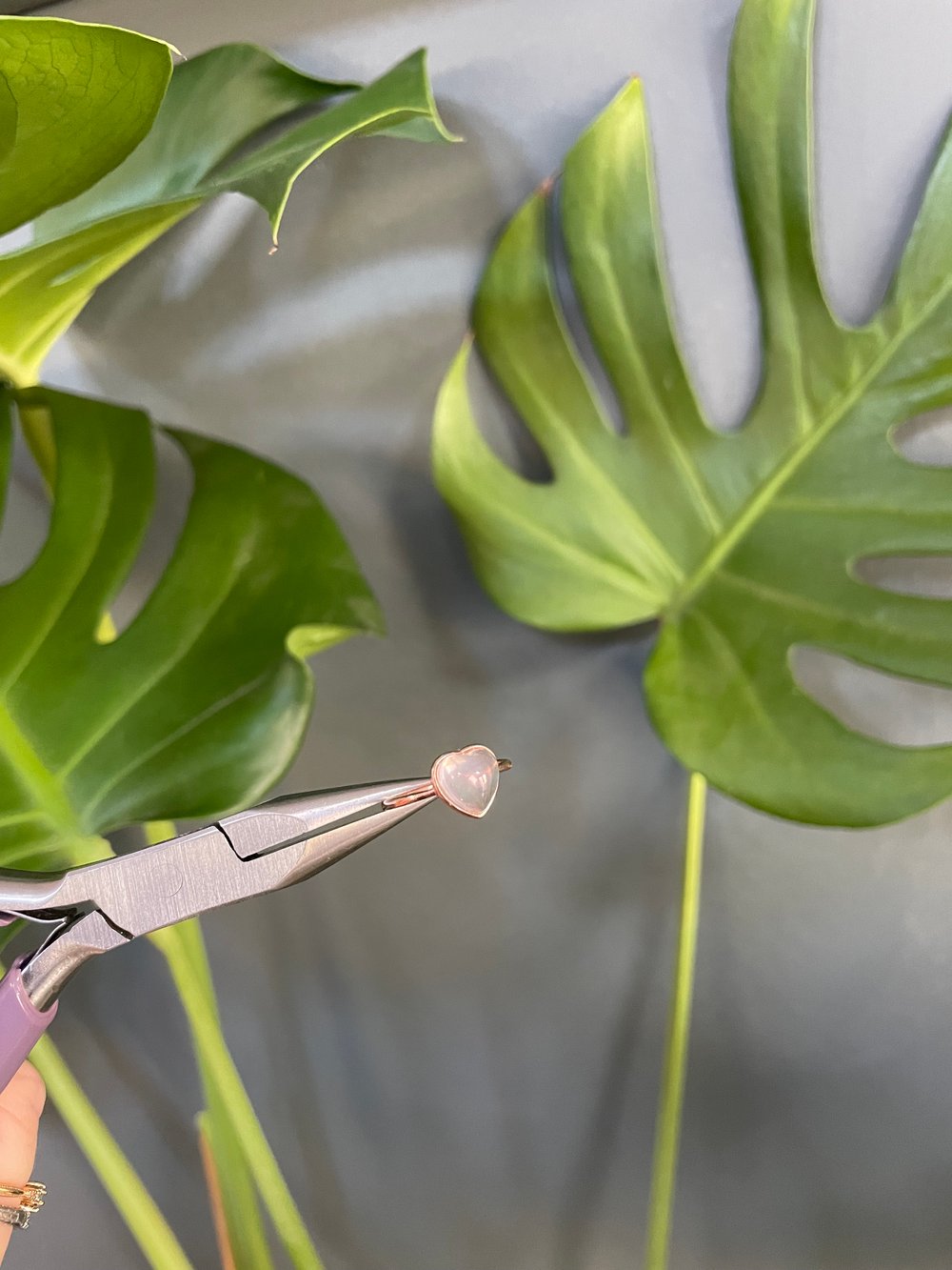 rose gold crystal rings!