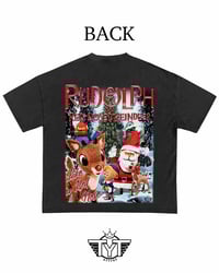 Image 2 of Oversized Cropped 'Red Nose' Shirt