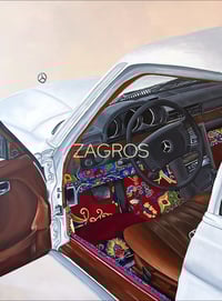 Mercedes W116 S Class SWANA Edition Print