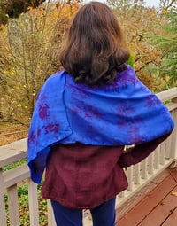 Image 3 of Hand-Dyed Silk Shawl