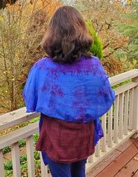 Image 4 of Hand-Dyed Silk Shawl