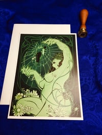 Image 1 of Within Her Delicate Grasp Postcard