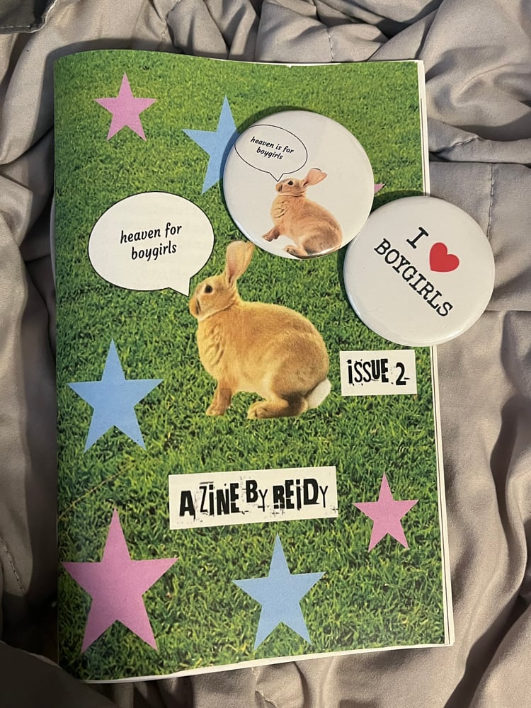 Image of heaven 4 boygirls issue 2 merch bundle