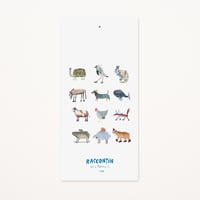 Image 2 of PERPETUAL BIRTHDAY CALENDAR - LITTLE ANIMALS