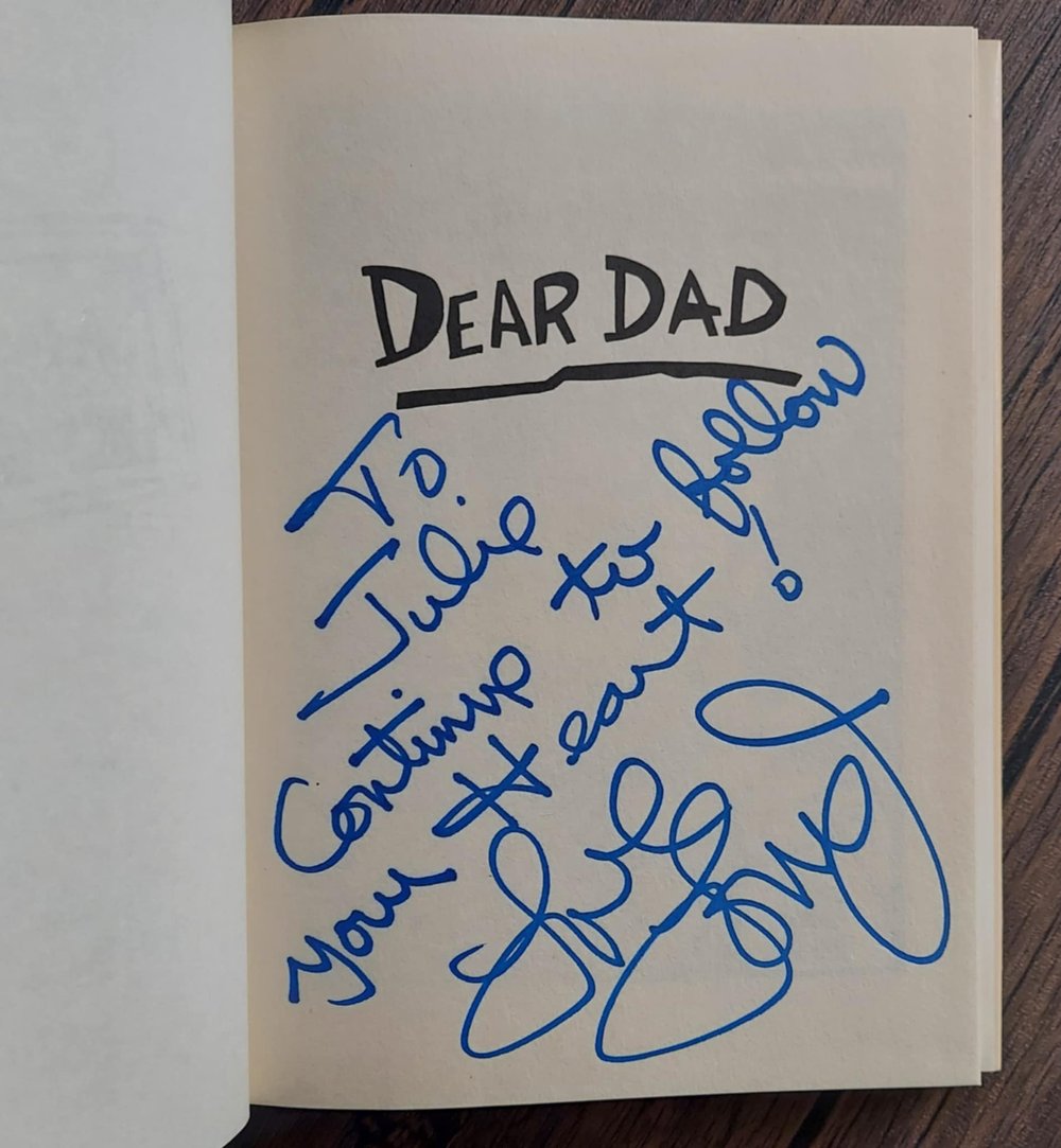 Dear Dad: Letters from an Adult Child, by Louie Anderson - SIGNED