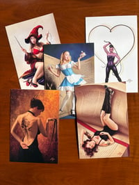 Literary Pin-up Postcards