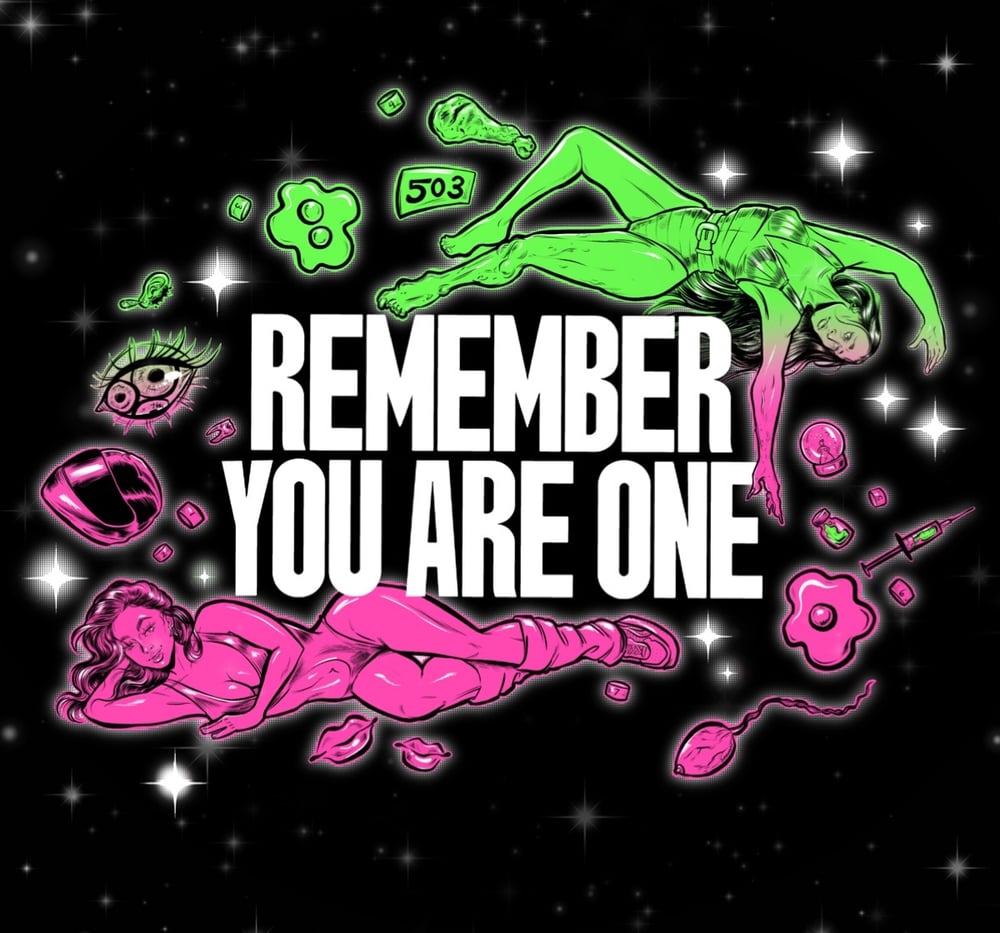 Image of REMEMBER YOUR ARE ONE - BLACK SHORT SLEEVE 