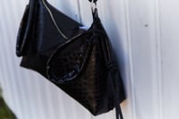 Image 2 of BLACK COCCO OTTO BAG 