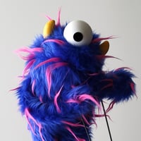 Image 3 of The CYCLOPS Critter Monster Puppet in Dark Blue