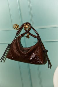 Image 5 of BURGUNDY COCCO OTTO BAG