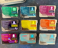 Image 2 of "Holocard" Star Wars Character ID card pins with Special Custom Tin Case