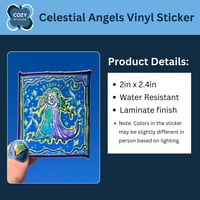 Image 2 of Celestial Angels Vinyl Sticker