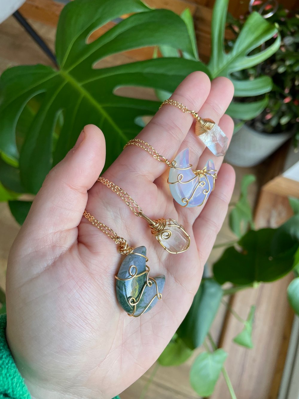 MS collection crystal necklaces! 