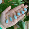 ocean larimar crystal necklaces! 