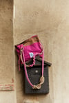 BABI BAG - CAMEL / FUCHSIA 