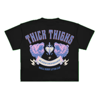 Image 1 of Thick Thights Tee- Black