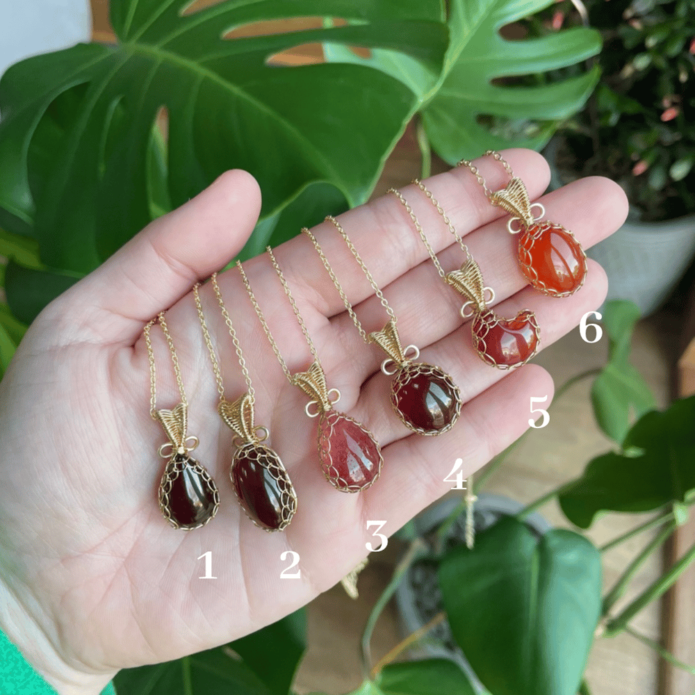 gingerbread latte crystal necklaces! 