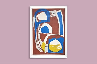 Image of 'Moon' A2 Screen Print