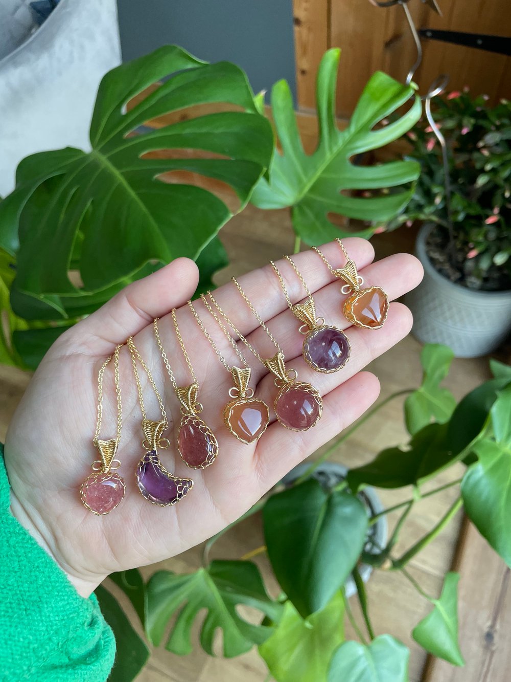 enchanting ethereal crystal necklaces! 