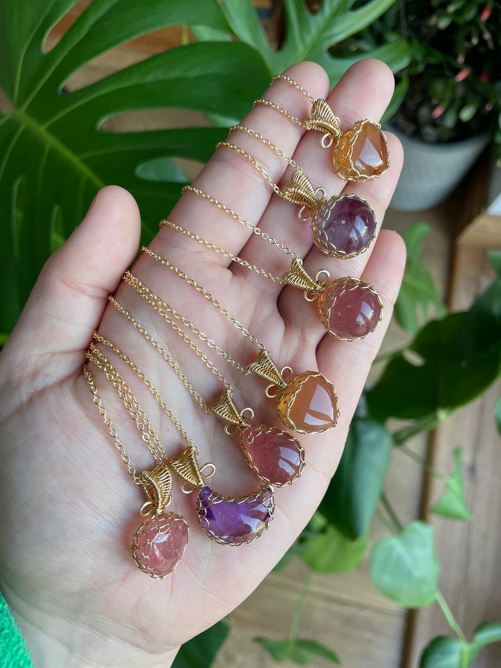 enchanting ethereal crystal necklaces! 