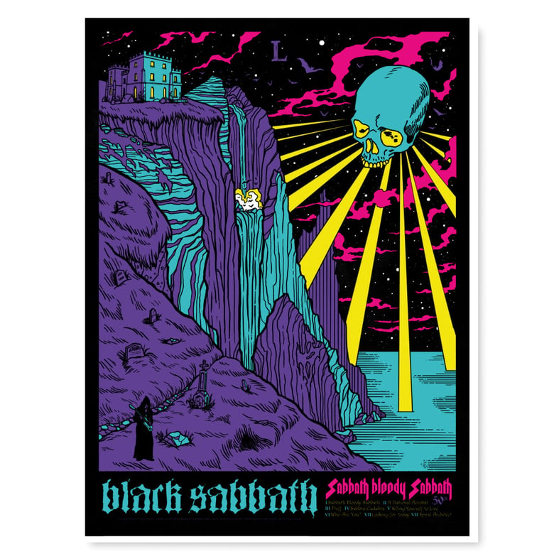 Image of Black Sabbath 50th Anniversary Sabbath Bloody Sabbath posters