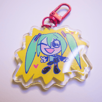 Image 1 of SILLY MIKU CHARM (2 DIFFERENT SIDES)