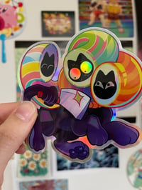 Image 2 of Candy Cat Holographic Sticker