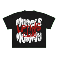 Image 1 of Muscle Mommy Lifting Club Tee- Black