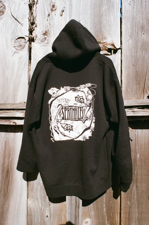 ZIP Heavyweight hood Higher Ground- Black