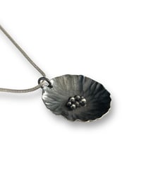 Image 1 of Small Silver blossom pendant 