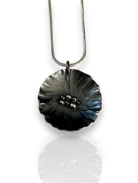 Image 2 of Small Silver blossom pendant 