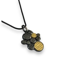 Image 1 of Black necklace with dots
