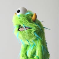Image 3 of The CYCLOPS Critter Monster Puppet in Green