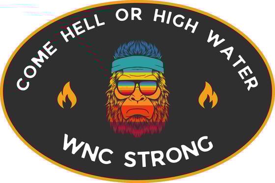 Image of WNC Big Foot Stickers