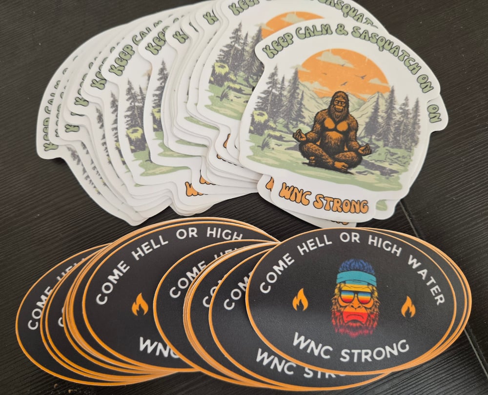 Image of WNC Big Foot Stickers