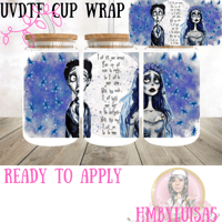 Image 1 of Corpse bride and her hunny UVDTF cup wrap 