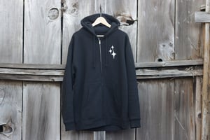 ZIP Heavyweight hood Higher Ground- Black