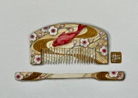 Image 2 of Kanzashi: Koi River Comb and Stick