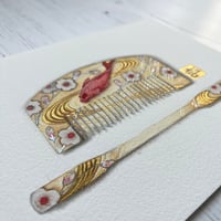 Image 3 of Kanzashi: Koi River Comb and Stick