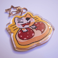 Image 4 of PANCAKE DOG AND SALAMI CAT CHARMS (2 DIFFERENT SIDES)