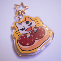 Image 3 of PANCAKE DOG AND SALAMI CAT CHARMS (2 DIFFERENT SIDES)