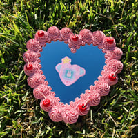 AngelTama Heart Glitter Sticker