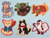 Zoo Meshi Sticker Set