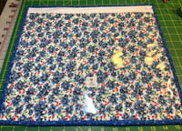 Image 2 of "Red & Blue Flowers" Project Bag